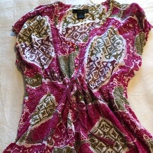 Calvin Klein Boho elastic waist top